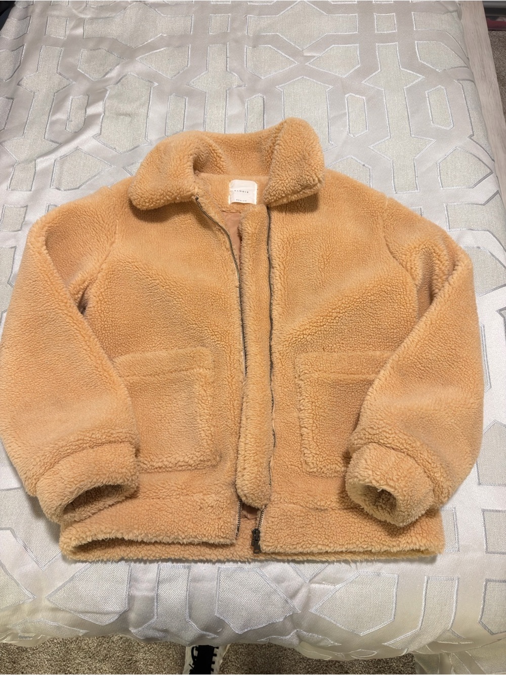 Women’s Teddy Sherpa Jacket in Camel